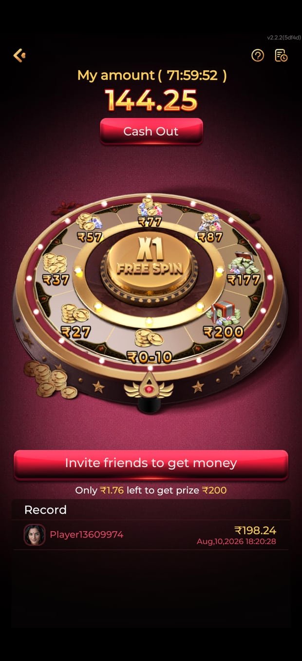 Bonu1 app slots section showing reel game thumbnails